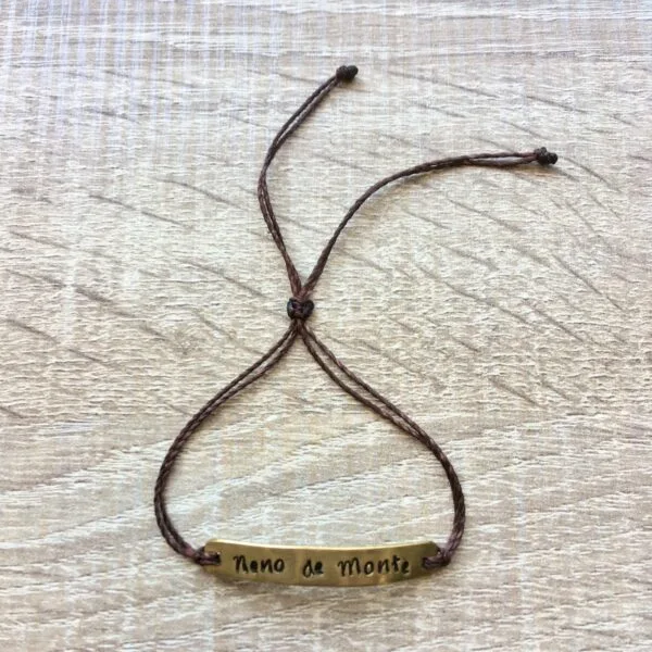 Pulseira alongada "Neno de Monte" (Feita á man)