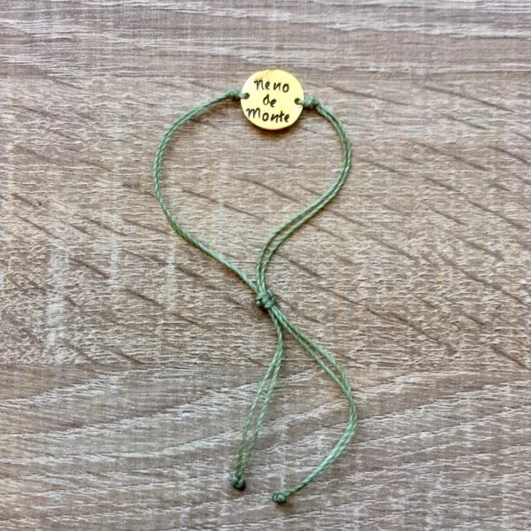 Pulseira redonda "Neno de Monte" (Feita á man)
